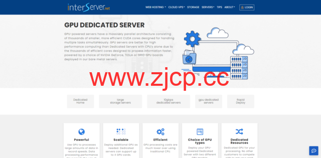 InterServer：GPU专用服务器，AMD Ryzen 3900x/64GB/2 x 1TB NVMe，RTX 2080ti GPU，$250.00/月插图