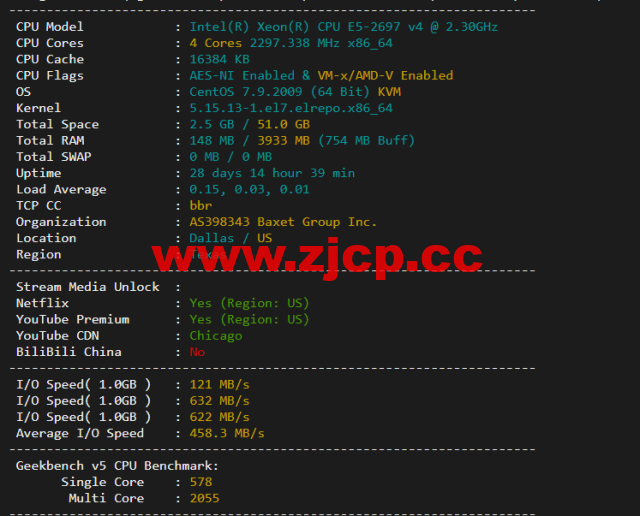 justhost.ru：美国达拉斯机房的VPS，简单测评插图1