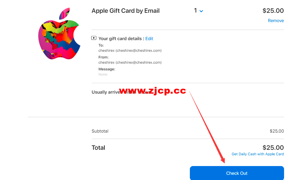 使用信用卡购买Gift Card礼品卡给美区Apple ID充值插图5