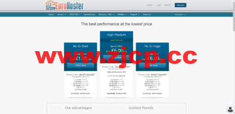 eurohoster：vps服务器30%优惠，独立服务器15%优惠，荷兰机房/保加利亚机房，€3.5/月起插图