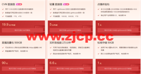 腾讯云：轻量云服务器数据盘，1TB空间，年付19.9元插图