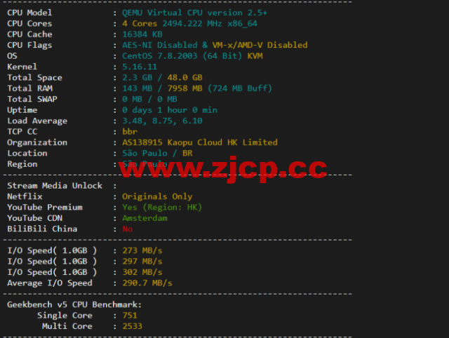 lightnode：新上巴西圣保罗VPS，1核/2G内存/50G硬盘/1000GB流量，月付$7.71，解锁流媒体/小时计费，简单测评插图1