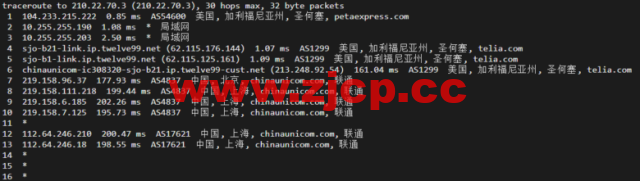 raksmart：美国圣何塞（硅谷）机房独立服务器，国际BGP 100M线路，机器性能/流媒体/线路等测评数据分享插图17