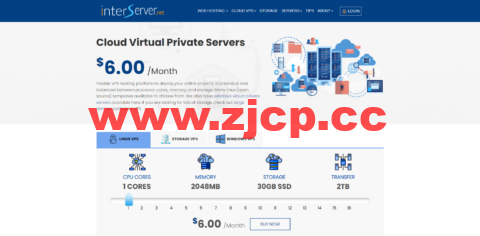 InterServer：美国便宜VPS，1核/2G内存/30G SSD硬盘/2TB流量，$4.8/月起，可选1TB大硬盘VPS，windows vps插图