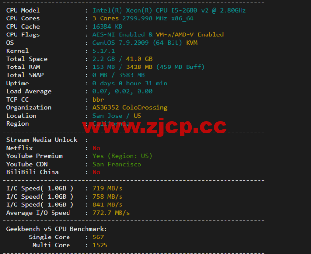 RackNerd：圣何塞VPS，1核/1G内存/12G硬盘/1TB流量/1Gbps带宽，年付$11.88起，简单测评插图1