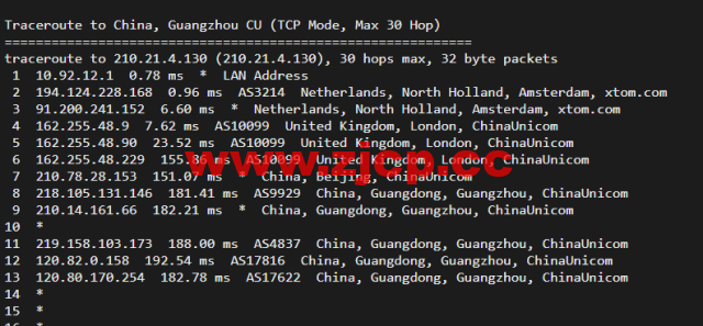 搬瓦工：荷兰阿姆斯特丹 EUNL_9 机房联通高端路线 AS9929/AS10099，简单测评插图18