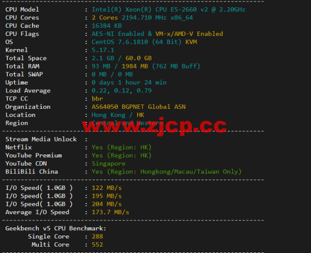 10gbiz：香港 VPS雲服務器（GIA+直連）线路，简单测评插图1