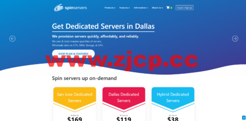 #上新#spinservers：美国圣何塞VPS，5折优惠，2核/2G内存/20gSSD硬盘/1T流量/1Gbps带宽，$7/月起插图