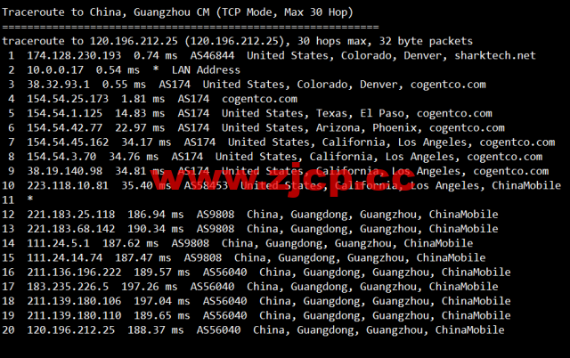 #2022年5月#sharktech(鲨鱼机房)：公有云美国丹佛机房简单测评，16核/32G内存/1200G SSD/5T流量/10G端口，$43.82/月起插图23