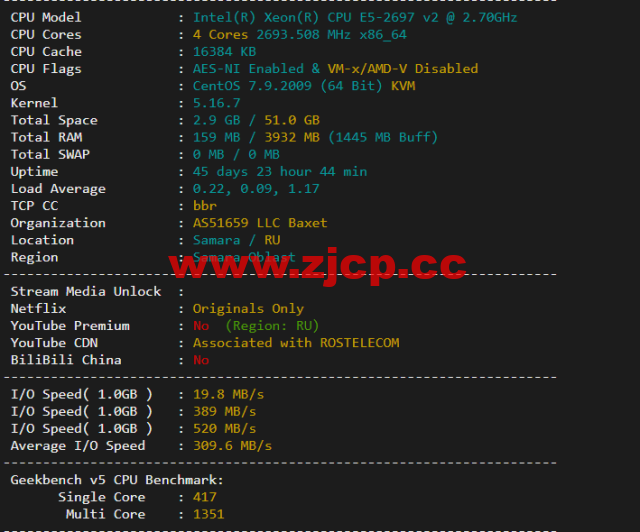 #2022年5月#JustHost：俄罗斯vps/美国vps，可自由更换IP，7.7元/月起，附喀山（Rostelecom (Kazan)机房简单测评（第二次测评）插图1
