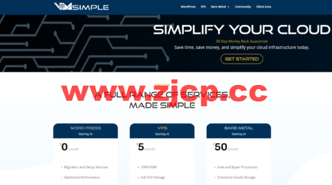 VM Simple：5折优惠，1核/1GB内存/10GB SSD硬盘/不限流量/1Gbps带宽，$2.5/月起，可选多IP插图