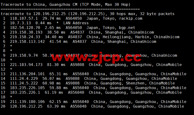 萝卜数据：日本CN2 BGP云服务器，電信去程163，回程CN2，移動聯通去程回程直连，月付$4.7起，原生IP，解锁tiktok，附简单测评插图23