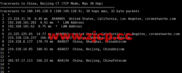 萝卜数据：美国cera大宽带云服务器，去程電信163，回程聯通4837，月付$4.7起，原生ip，解锁tiktok，附简单测评插图16