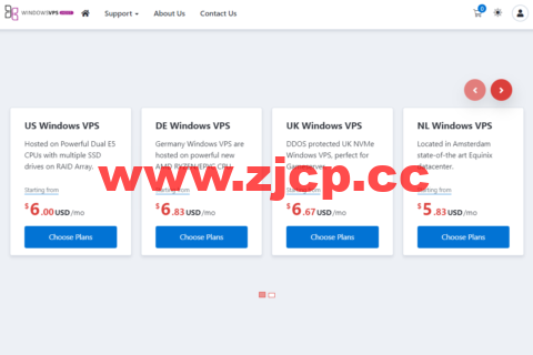 WindowsVPS：美国vps，1核/2G内存/25GB SSD硬盘/不限流量/1Gbps，$7/月起，可选美国/德国/英国/荷兰机房windows vps插图