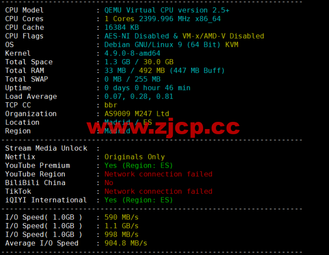 Digital-VM：西班牙机房vps，大带宽不限流量VPS，1-10Gbps带宽可选，月付$4起，简单测评，插图1