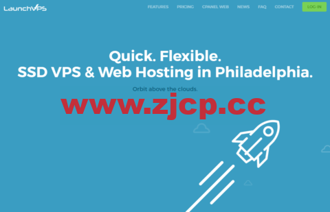 LaunchVPS：美国vps，费城机房，1核/768MB内存/20GB SSD硬盘/768GB流量/500Mbps带宽，$17.76/年插图