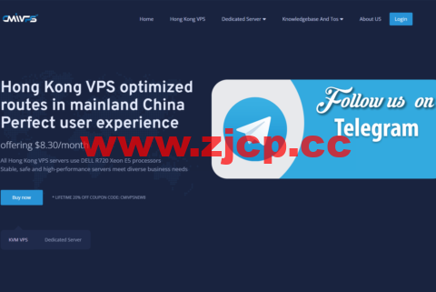 CMIVPS：美国VPS新增半年付8折优惠，1核2G 30GB NVMe，1Gbps@2TB，月付$6.12，半年付$32.4，可安装Windows中文系统插图