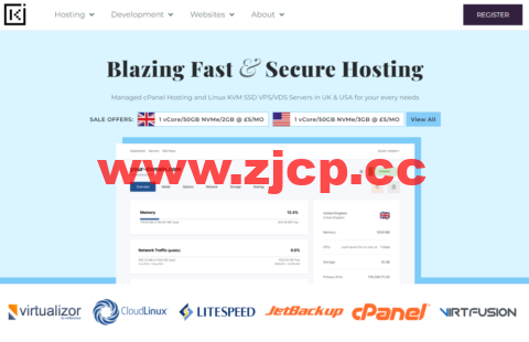 Kuroit：便宜美国vps，洛杉矶机房，1核/2GB内存/15GB NVMe硬盘/1TB流量/1Gbps带宽，£2/月插图
