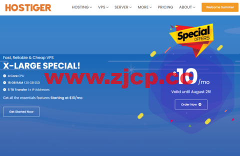 HostiGer：特价高配国外VPS，4核/16GB/120GSSD/5TB流量/300Mbps带宽，$10.00/月，可选土耳其和美国机房插图