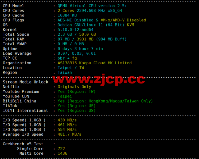#补货#lightnode：中国台湾vps，1核/2G内存/50G硬盘/1000GB流量，月付$17.71，流媒体解锁/小时计费，简单测评插图1