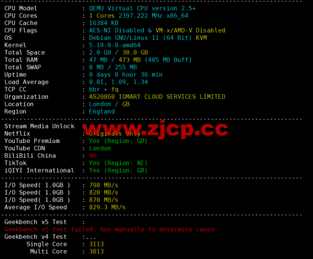 Digital-VM：英国机房大带宽不限流量VPS，月付$4起，简单测评，告诉你机器怎么样插图1