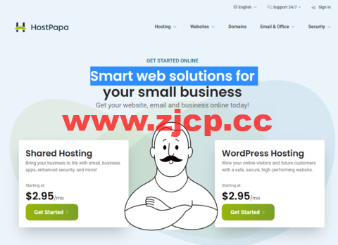 HostPapa：主机型号和价格更新，Pro版无限的SSD存储/电子邮件，免费域名注册和免费通配符SSL证书，年付低至$5.95/月插图