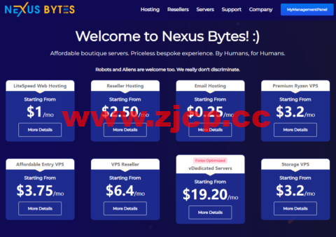 NexusBytes：美国/英国/荷兰存储型VPS，2核/0.5G内存/500 GB/2500GB流量/1Gbps带宽，$3.20/月起