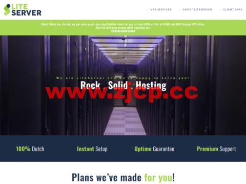 #黑五#LiteServer：荷兰nvme vps/大硬盘vps，60%优惠，1核/1G内存/512G硬盘/10TB流量/1Gbps带宽，€2.4/月起插图