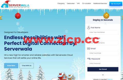 Serverwala：国外VPS，全球40多个机房即时部署，包括美国/中国/香港/韩国/日本等，月付10美元起插图