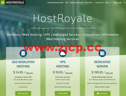 HostRoyale：西班牙独服，E3-1230/8GB内存/1TB硬盘/不限流量/1Gbps带宽，$150/月插图