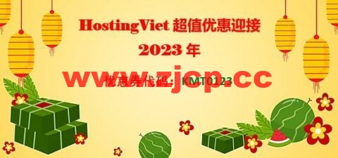 #新年优惠#HostingViet：新购主机买一送一，越南不限流量VPS，157元/2年起，越南原生IP可解锁TikTok/奈飞插图