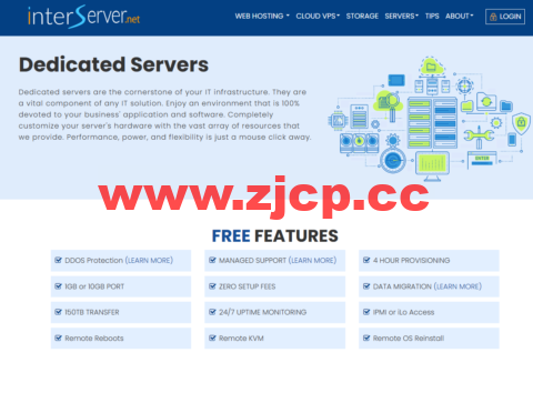 InterServer：美国服务器促销，E3-1270v2/32GB/4TB SSD/1Gbps@150TB流量，1Tbps+ DDOS防护，月付49美元插图