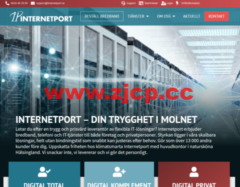 Internetport：瑞典VPS，1核/512MB/10G SSD/5TB/1Gbps带宽，€2/月起插图