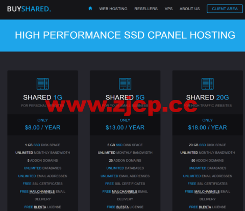 BuyShared：拉斯维加斯/卢森堡cPanel共享主机、DirectAdmin经销商主机，1GB空间，不限流量，年付8美元起插图