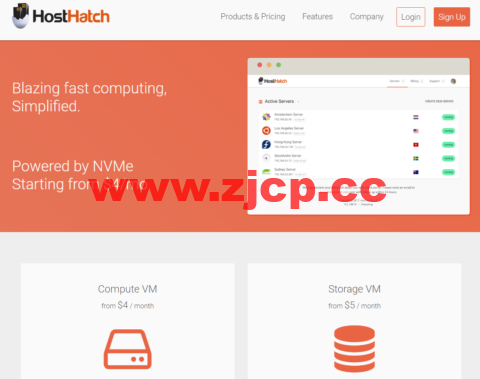 HostHatch：美国洛杉矶vps，六折优惠，送5倍流量，1TB大硬盘，$33/年起插图