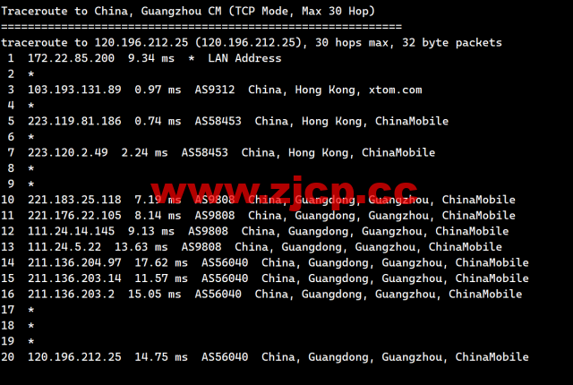 搬瓦工：中国香港HK85机房路由恢复至CMI线路直连，附最新路由测试插图12