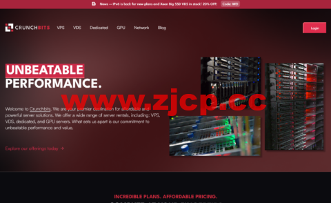Crunchbits：斯波坎vps，2核/7GB/400GB SSD/20TB流量/2.5Gbps带宽，$7/月插图
