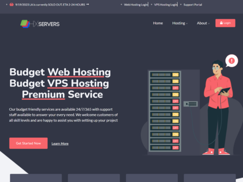 HXServers：美国vps，2核/1GB内存/60G NVMe/2Gbps不限流量，$3/月，可选洛杉矶/凤凰城机房插图