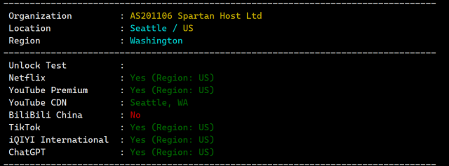 SpartanHost：简单测评西雅图机房独服，9折优惠码，最高200GB DDOS防御，$45/月起插图4