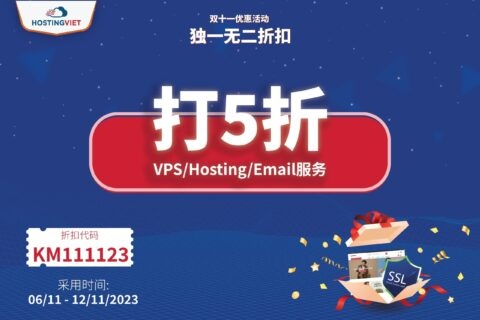 #11.11#HostingViet：越南VPS年付6折，1核/2GB/20G SSD/无限流量/1Gbps带宽，193元/年起插图