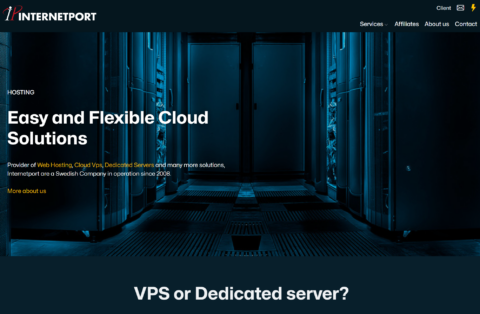 Internetport：瑞典vps，2核/2GB内存/50GB SSD/10TB流量/1Gbps带宽，€12/年插图