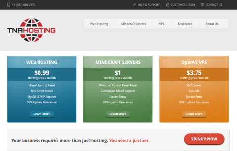 TNAHosting：大硬盘VPS，4核/12GB内存/500GB存储/15TB流量/1Gbps带宽，$4/月起插图