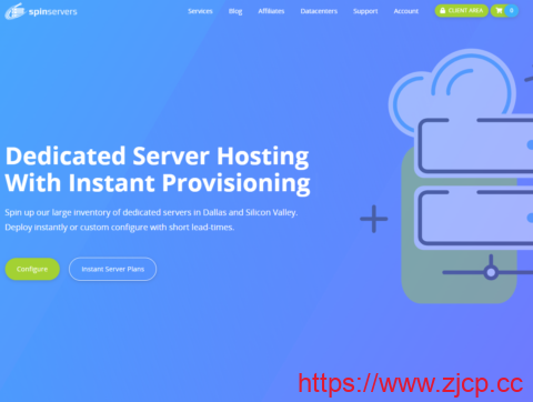 spinservers：圣何塞机房，4核/16GB内存/40GB硬盘/10TB@1Gbps带宽，$25/月插图