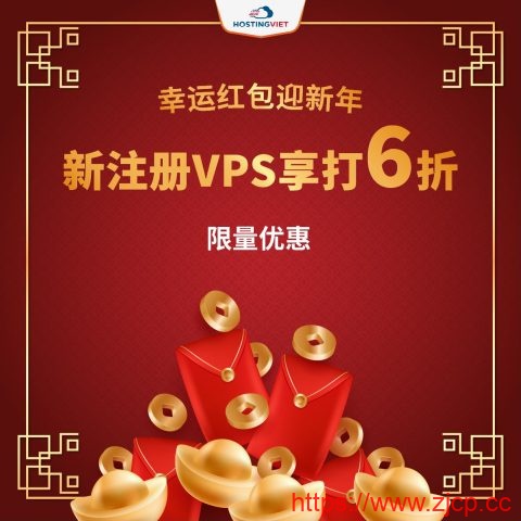 HostingViet：越南vps，年付6折优惠，150Mbps带宽不限流量，免费10Gbps防御，$28.8/年起插图