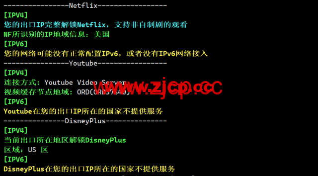 Justhost：美国纽约机房，200Mbps-1Gbps带宽不限流量，$1.16/月起，简单测评分享御三家流媒体解锁测试：插图3