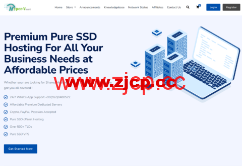 HyperVMart：美国VPS五折优惠，1核/4GB内存/30GB SSD/1Gbps不限流量，$1.5/月起插图