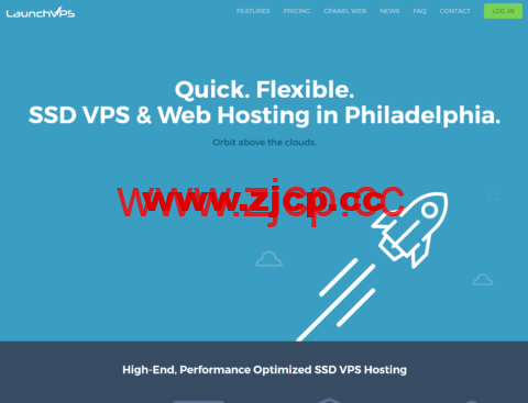 Launchvps：费城机房VPS，1核/768MB/20GB/768GB@500Mbps，$17.95/年插图