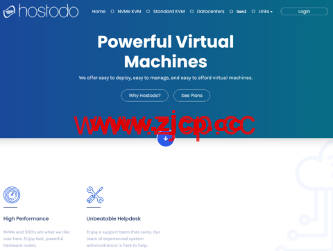 Hostodo：底特律机房vps，1核/1GB/20GB NVMe/3TB流量/1Gbps带宽，$17/年插图