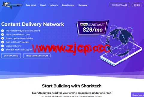Sharktech：高防VPS年付29.7美元起，1~10Gbps不限流量高防服务器$79/月起，可选洛杉矶/拉斯维加斯/丹佛等5个机房插图