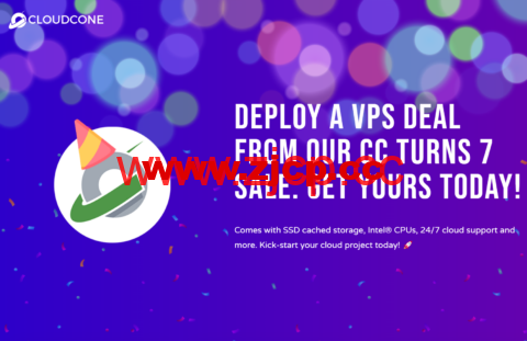 #七周年促销#CloudCone：新上低价vps套餐，洛杉矶机房，1核/768MB/5GB/3TB@1Gbps，$10/年插图